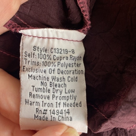 Johnny Was Embroidered Tunic Top Aztec Floral Bohemian Blouse Colorful Pattern - Picture 7 of 7